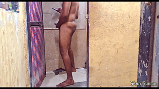 POV Indian Stepmom Caught in Bathroom and Having Horny Feeling in the Pussy