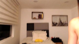 Close up teen foot worship