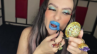 Stepmom Is Back and Makes You Love Her Forever with an Aggressive Kisses and Cleavage Worship