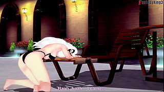 Felicia Hardy,black Cat, Bikini Blowjob - Marvel