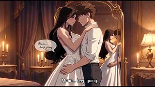 Stepmom's Secret Wedding Night Moment with stepson