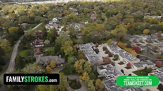 Familystrokes - curvy mexican stepmother Carmela Clutch shares her husband with kinky teen stepdaughter