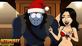 Sex Party with Sluts at Camp Crystal Lake, Cartoon