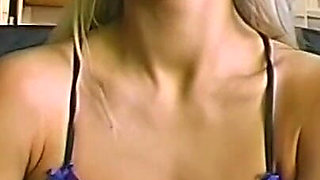 Blonde Babe's Kinky Vacuum Fetish Orgasm in Library