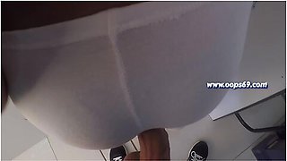 Stranger Flashing Dick In Train And Offer Him Handjob And Grinding Cock On My Ass