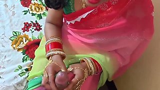 Desi newly married wife Lalita Singh first time blowjob and doggy style fucking in bedroom