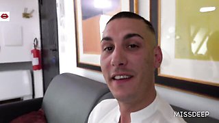 Fantastic Lisa Amane's threesome clip