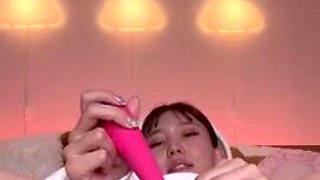 Chinese Hottie Next Door with massager