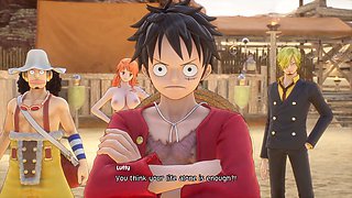 Luffy gets steamy with Nami in this one piece fantasy