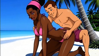 Princess Jasmine enjoys sexual pleasure. She picked up the magic lamp and began rubbing it with her pussy