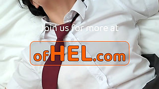 Shibari Video - Asian Schoolgirl in Ropes Gets Magicwanded