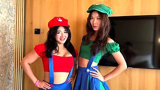 Lucy Mochi And Jasmine Teaa Mario Bros Foursome Onlyfans