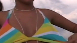 Three Hotties Get Naked on Their Beach Vacation