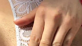 Amateur blondie solo anal masturbation