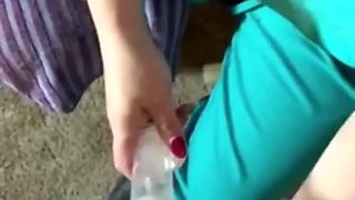Sperm bank nurse in New York uses a matching to collect my cum