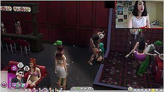 Gamer Girl, Mia Khalifa And Johnny Sins - The Sims 4