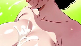 Cartoon Mature Women in Garden Naked