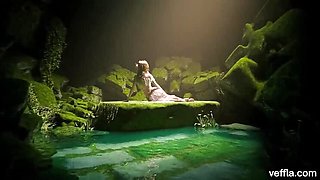 Veffla's Elf Gets Her Tight Pussy Fucked In The Cave