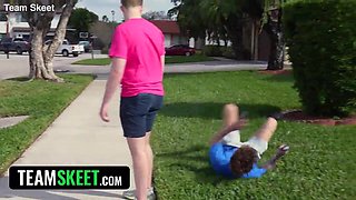 Stepsisters in Toilet Paper Trouble