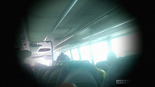 We Almost Got Caught on the Bus Giving Blowjobs and Flashing Tits