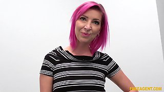 Alex Bee's Wild Punk Passion in Office