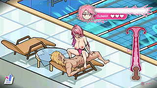 Hentai Game - Minami Hentai Gallery Scene Pool Sex - Lifeguard Holic