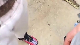 Masked MILF in Balaclava Worships and Drains Thick Cock