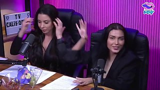 Bruna Carlos and Luiza Marcatos Dirty-Talking Lesbian Tease