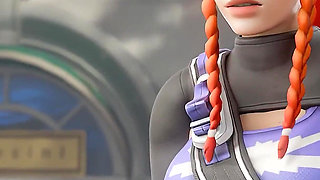Brigitte's First Date Gone Wrong - Big Black Dick Anal & Creampie Overwatch 3D Animation