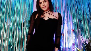 Close up teen foot worship