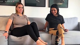 Mistress Enola Fetish Sweaty Post Gym Feet Socks Smother
