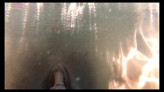 Afternoon Sex in the Pool Couple Having Fun Fucking and Having a Good Time