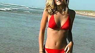 Horniest Amateur Blonde Teen caught masturbating on Webcam