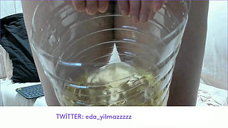 Pee Close up. Turk Reveal