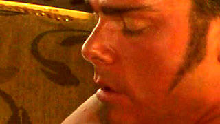 Hot brunette gets severely penetrated from behind