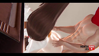 Final Fantasy Ix Hentai - Garnet Gets Fucked Against the Sink - Asian Japanese Manga Anime Hentai 3D Porn