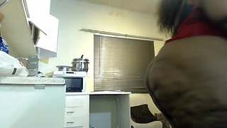 Black SSBBW Teasing and Shaking Her Big Fat Ass