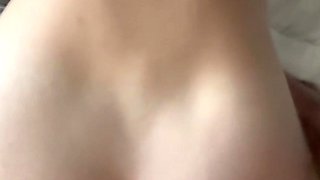 Amazing amateur blonde enjoying a doggystyle