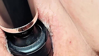 Close up - Clit Pops Out and Pussy Lips Open with Contraction Orgasim