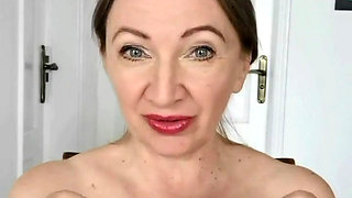 Kinky video! I am naked play with transparent pantyhose, wear it, take it off, put it inside my pussy... And talk dirty!