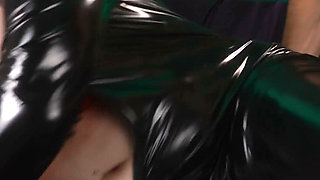 Big Tit Big Ass MILF in Black Fetish Outfit Destroyed by Monster Cock - Rough Pounding, Orgasm Shaking & Messy Facial