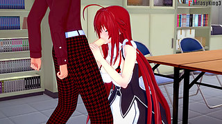 Rias Gremory Maid Cosplay Sex - Dxd Ntr Madness Series