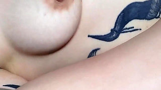 Tattooed Girlfriend Shared with Best Friend! Threesome Knock Knock Club