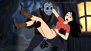 Halloween Hentai: Jason Fucks College Girls at Crystal Lake - Friday the 13th Cartoon Parody