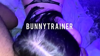 Big cock EXGF interracial busty geek coed blowjob