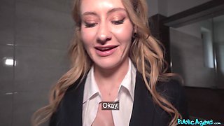 Martin Gun’s Blonde Passion in Hotel Bathroom