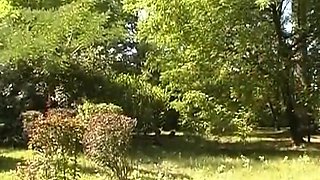 Pretty German Teen Fucked by an Older Dude in a Park