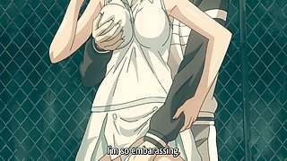 Massive creampie, huge-titted, anime hentai