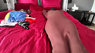 Tape Bondage, Pantyhose Layering, Whipping - Part 1
