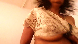 Father in Law's Gigantic Dick Hangs Out Under His Sarom for Step Daughter